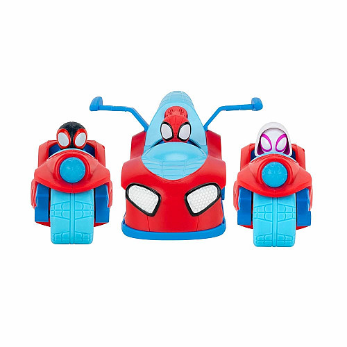 Ігровий набір 3 в 1 Spidey Deluxe Feature Vehicle Спліт команда Спайді (Spidey Team Split Racer)