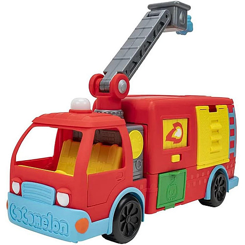 Игровой набор CoComelon Feature Vehicle Пожарная машина-трансформер с аксессуарами
