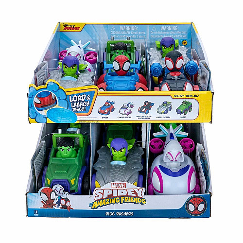Машинка Spidey Little Vehicle Disc Dashers Привид-павук (Ghost Spider)