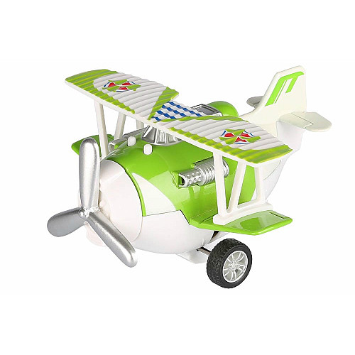 Літак металевий інерційний Same Toy Aircraft зелений