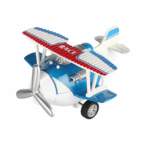 Літак металевий інерційний Same Toy Aircraft синій