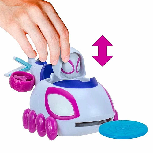 Машинка Spidey Little Vehicle Disc Dashers Привид-павук (Ghost Spider)