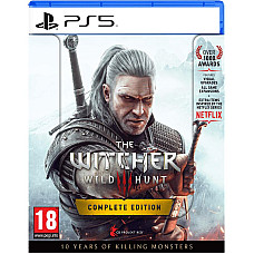Гра консольна PS5 The Witcher 3: Wild Hunt Complete Edition + 10th Anniversary Steelbook, BD диск