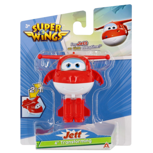 Ігрова фігурка-трансформер Super Wings Transforming Джетт (Jett), 10см