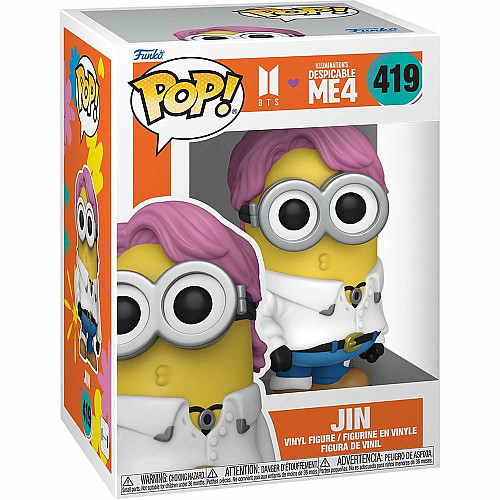 Фигурка Funko POP Rocks: Minions X BTS – Jin