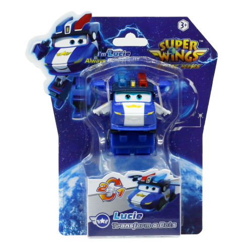 Ігрова фігурка-трансформер Super Wings Transform-a-Bots Люсі (Lucie), 5см