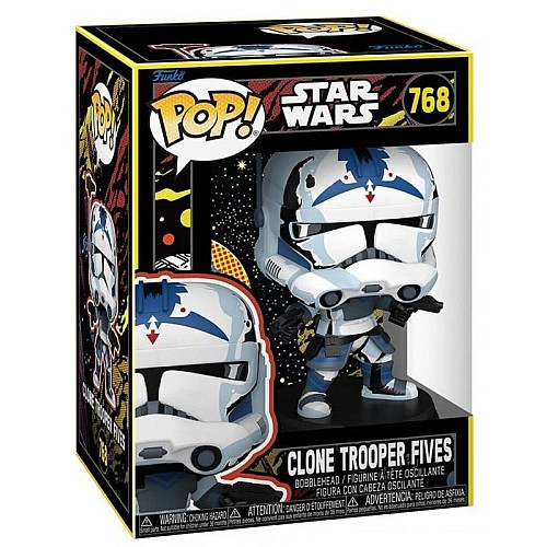 Фигурка Funko POP Star Wars: Clone Wars - Fives (Retro)