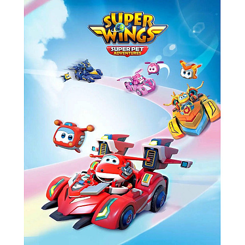 Игровой набор Super Wings Spinning Vehicle Золотой Мальчик (Golden Boy)