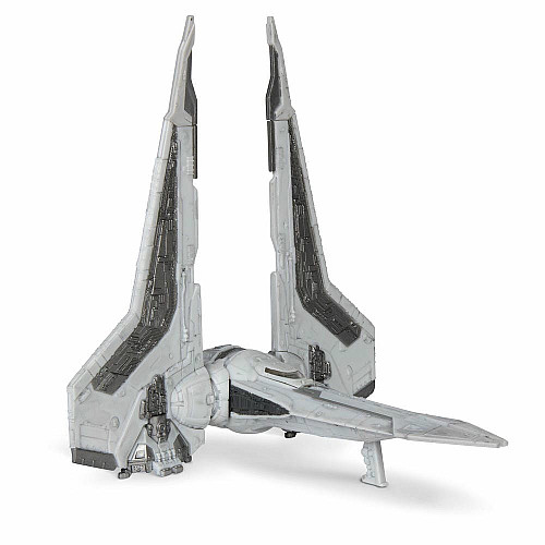 Игровая коллекционная фигурка Star Wars Medium Vehicle Транспорт и фигурка Kom'rk-Class Mandalorian Starfighter 12.5см