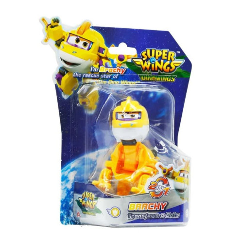 Ігрова фігурка-трансформер Super Wings Transform-a-Bots Брахі (Brachy), 5см