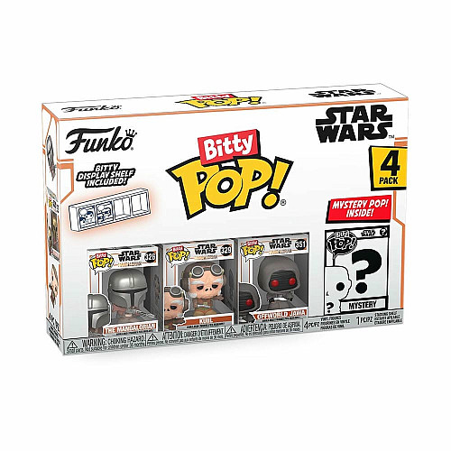 Набір подарунковий Funko POP (Bitty): Mandalorian - Mandalorian 4pk