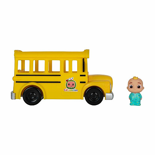 Игровой набор CoComelon Feature Vehicle Желтый школьный Автобус со звуком