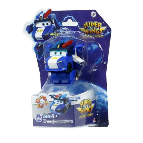 Ігрова фігурка-трансформер Super Wings Transform-a-Bots Люсі (Lucie), 5см