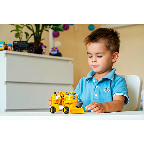Конструктор-трансформер Super Wings Small Blocks 2в1 Buildable Transforming Vehicle Донни (Donnie)