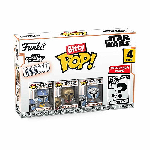 Набор подарочных Funko POP (Bitty): Star Wars - Heavy Mandalorian 4pk