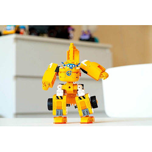Конструктор-трансформер Super Wings Small Blocks 2в1 Buildable Transforming Vehicle Донни (Donnie)