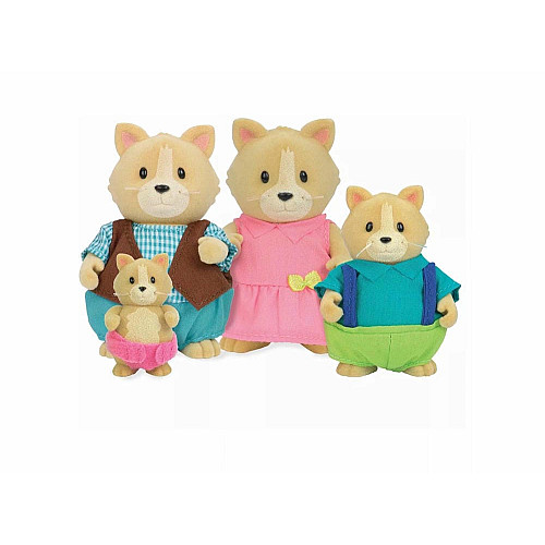Набор фигурок Li'l Woodzeez Семья Котиков 4ед