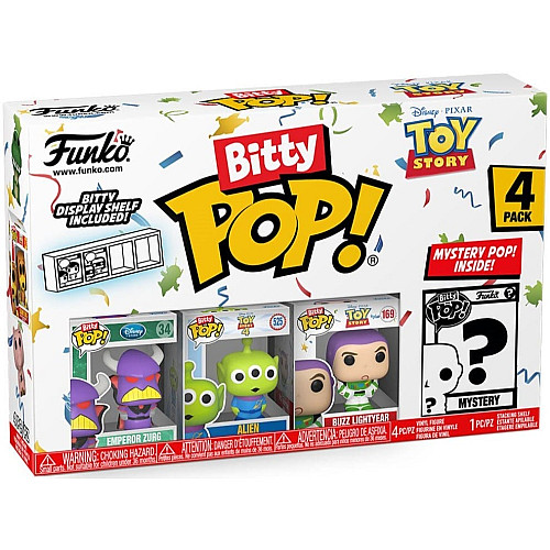 Набор подарочный Funko POP (Bitty): Toy Story - Zurg 4pk