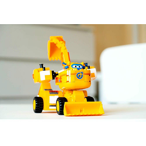 Конструктор-трансформер Super Wings Small Blocks 2в1 Buildable Transforming Vehicle Донни (Donnie)