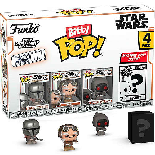 Набір подарунковий Funko POP (Bitty): Mandalorian - Mandalorian 4pk