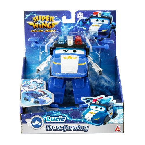 Ігрова фігурка-трансформер Super Wings Transforming Люсі (Lucie), 12.5см