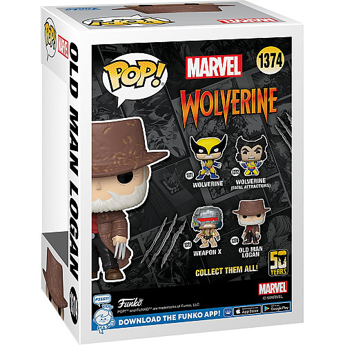 Фігурка Funko POP Marvel: Wolverine 50th - Ultimate Old Man Logan