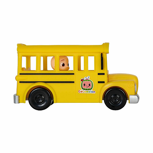 Игровой набор CoComelon Feature Vehicle Желтый школьный Автобус со звуком