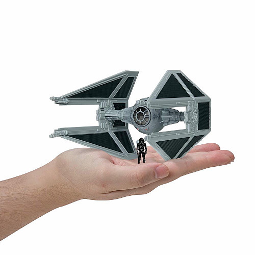 Игровая коллекционная фигурка Star Wars Small Vehicle Транспорт и фигурка TIE Interceptor 7.5см