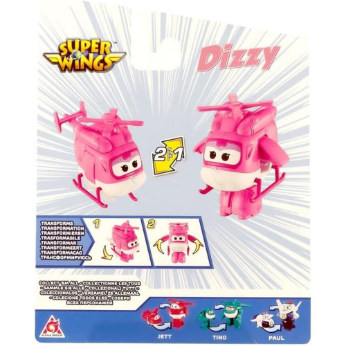 Ігрова фігурка-трансформер Super Wings Transforming Діззі (Dizzy), 10см