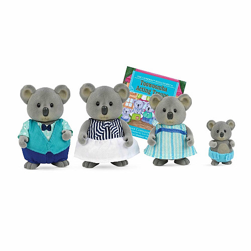 Набор фигурок Li'l Woodzeez Семья Коал 4ед, книга EN