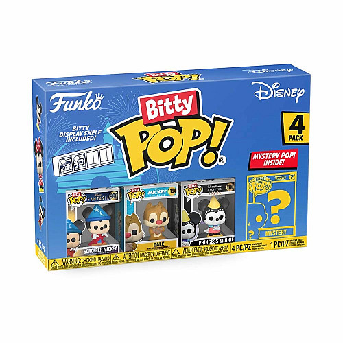 Набор подарочных Funko POP (Bitty): Disney - Sorcerer Mickey 4pk