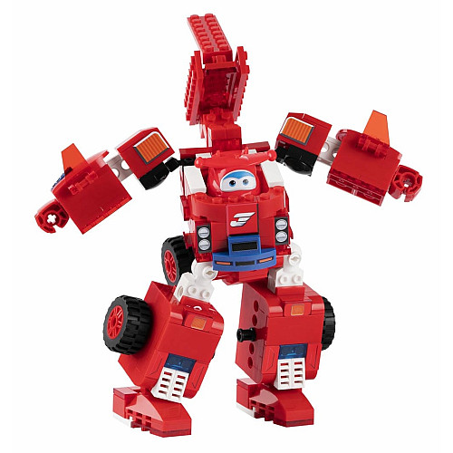 Конструктор-трансформер Super Wings Small Blocks 2в1 Buildable Transforming Vehicle Джетт (Jett)
