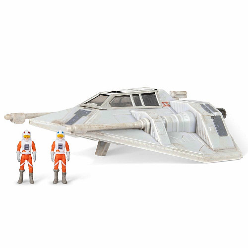 Ігрова колекційна фігурка Star Wars Medium Vehicle Транспорт та фігурка Snowspeeder (Luke Skywalker) 12.5см