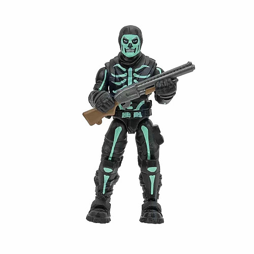 Коллекционная фигурка Fortnite Micro Legendary Skull Trooper - Green, 6см