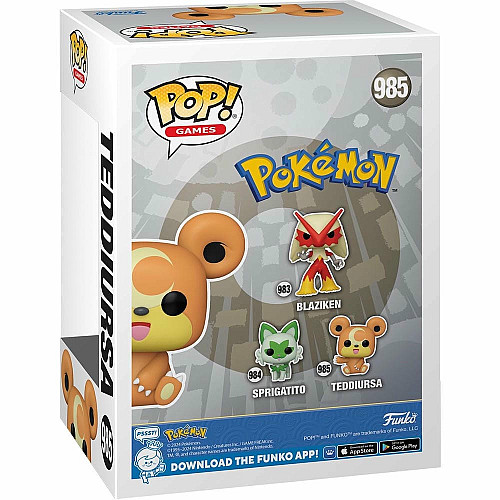 Фігурка Funko POP Games: Pokemon - Teddiursa