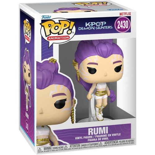 Фігурка Funko POP Animation: KPOP Demon Hunters - Rumi w/chase (glow)