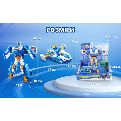 Ігрова фігурка-трансформер Super Wings Міні Повітряна База Робот