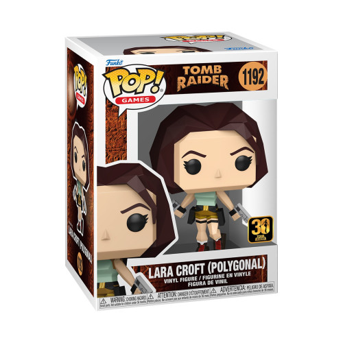 Фігурка Funko POP Games: Tomb Raider - Lara Croft (Polygon)