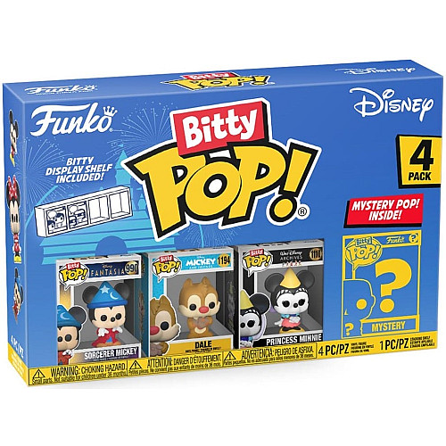 Набор подарочных Funko POP (Bitty): Disney - Sorcerer Mickey 4pk
