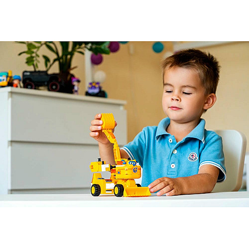 Конструктор-трансформер Super Wings Small Blocks 2в1 Buildable Transforming Vehicle Донни (Donnie)