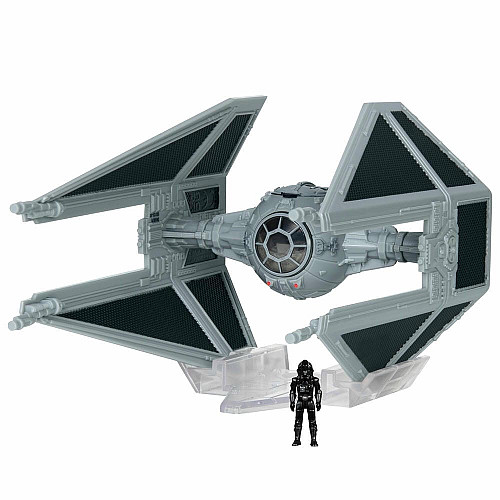 Игровая коллекционная фигурка Star Wars Small Vehicle Транспорт и фигурка TIE Interceptor 7.5см
