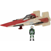 Игровая коллекционная фигурка Star Wars Small Vehicle Транспорт и фигурка A-Wing 7.5см