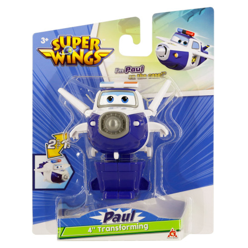Ігрова фігурка-трансформер Super Wings Transforming Пол (Paul), 10см