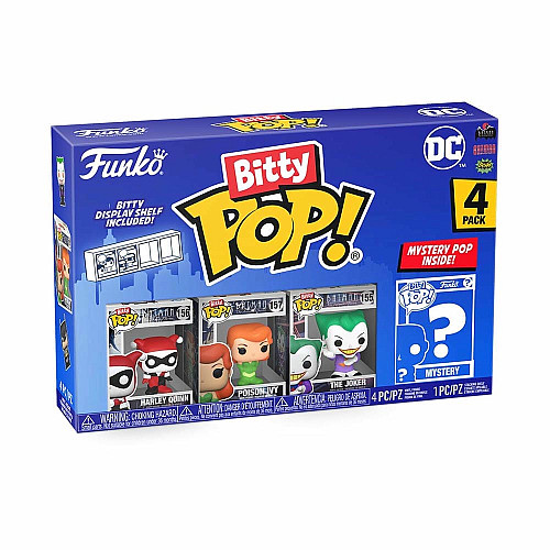 Набір подарунковий Funko POP (Bitty): DC - Harley Quinn 4pk