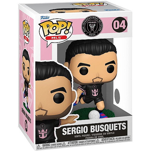 Фігурка Funko POP Football: Inter Miami - Sergio Busquets (Away)