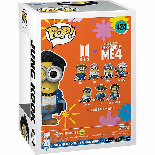 Фігурка Funko POP Rocks: Minions X BTS - Jung Kook