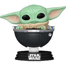 Фігурка Funko POP Star Wars: Mandalorian S9 - Grogu w/prama