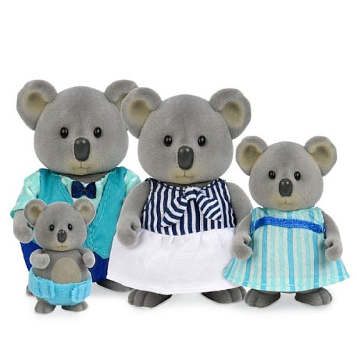 Набор фигурок Li'l Woodzeez Семья Коал 4ед, книга EN