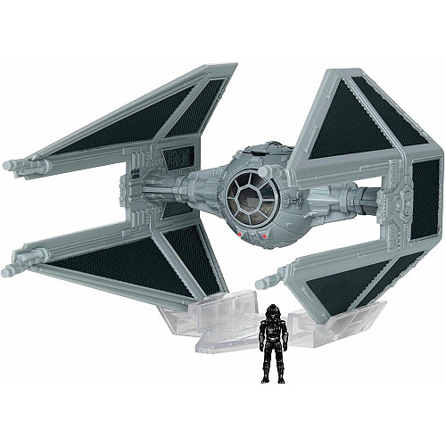 Игровая коллекционная фигурка Star Wars Small Vehicle Транспорт и фигурка TIE Interceptor 7.5см
