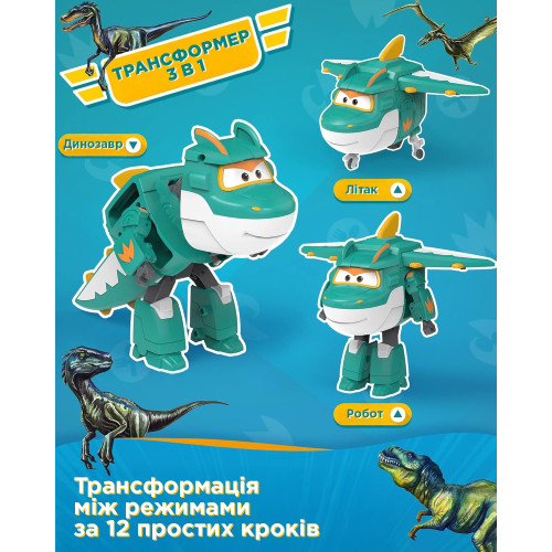Ігрова фігурка-трансформер Super Wings Transforming Тіно (Tino)